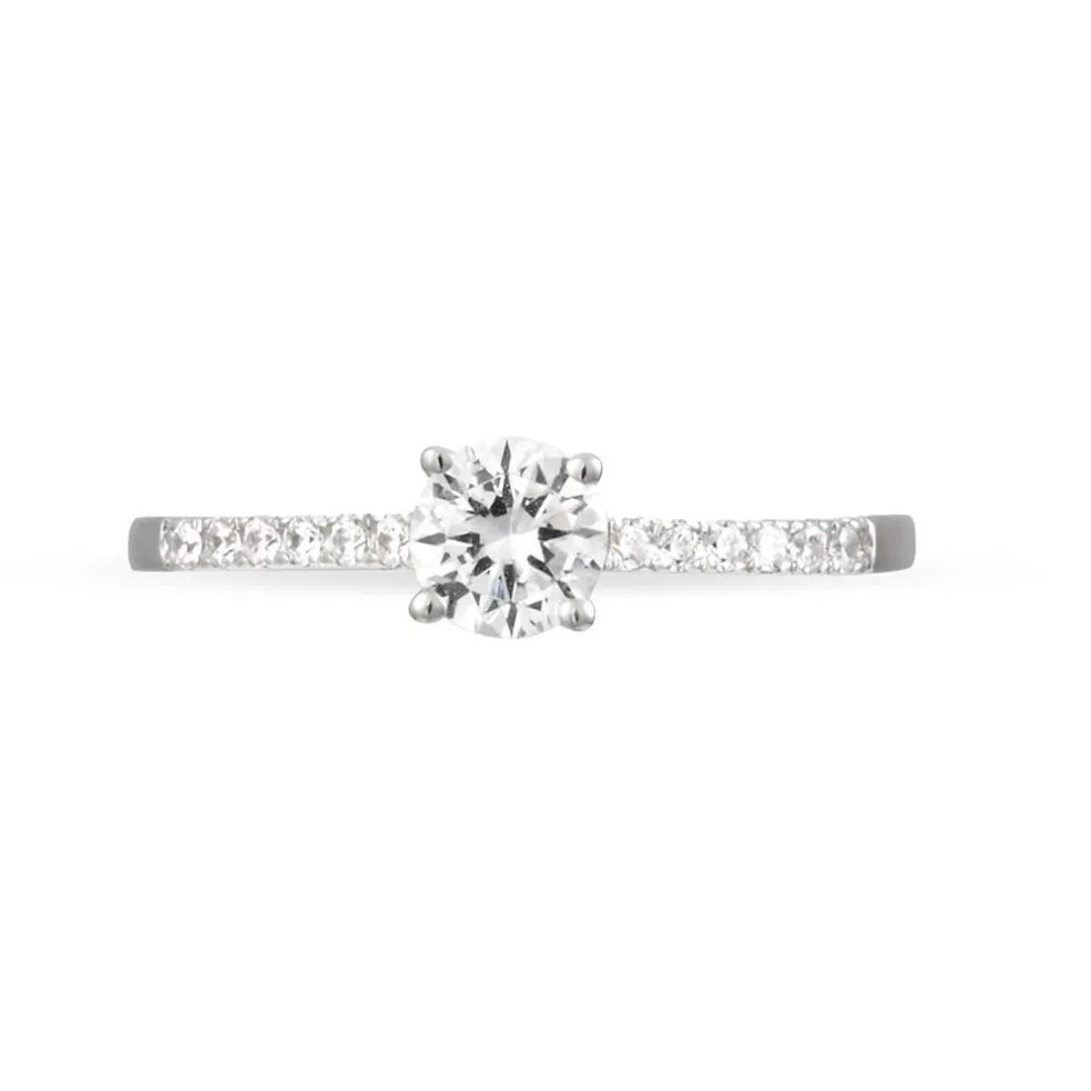Bague Manon Or Blanc Amethyste