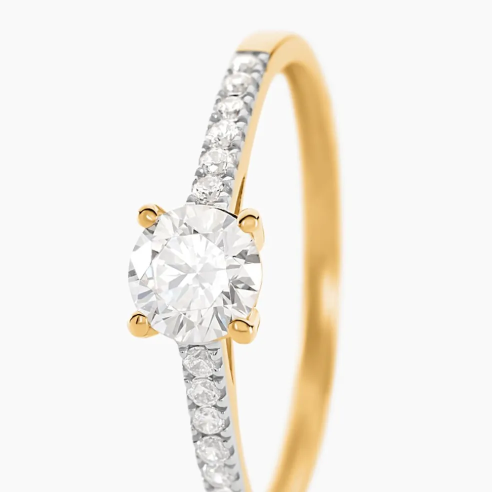 Bague Manon Or Jaune Oxyde De Zirconium