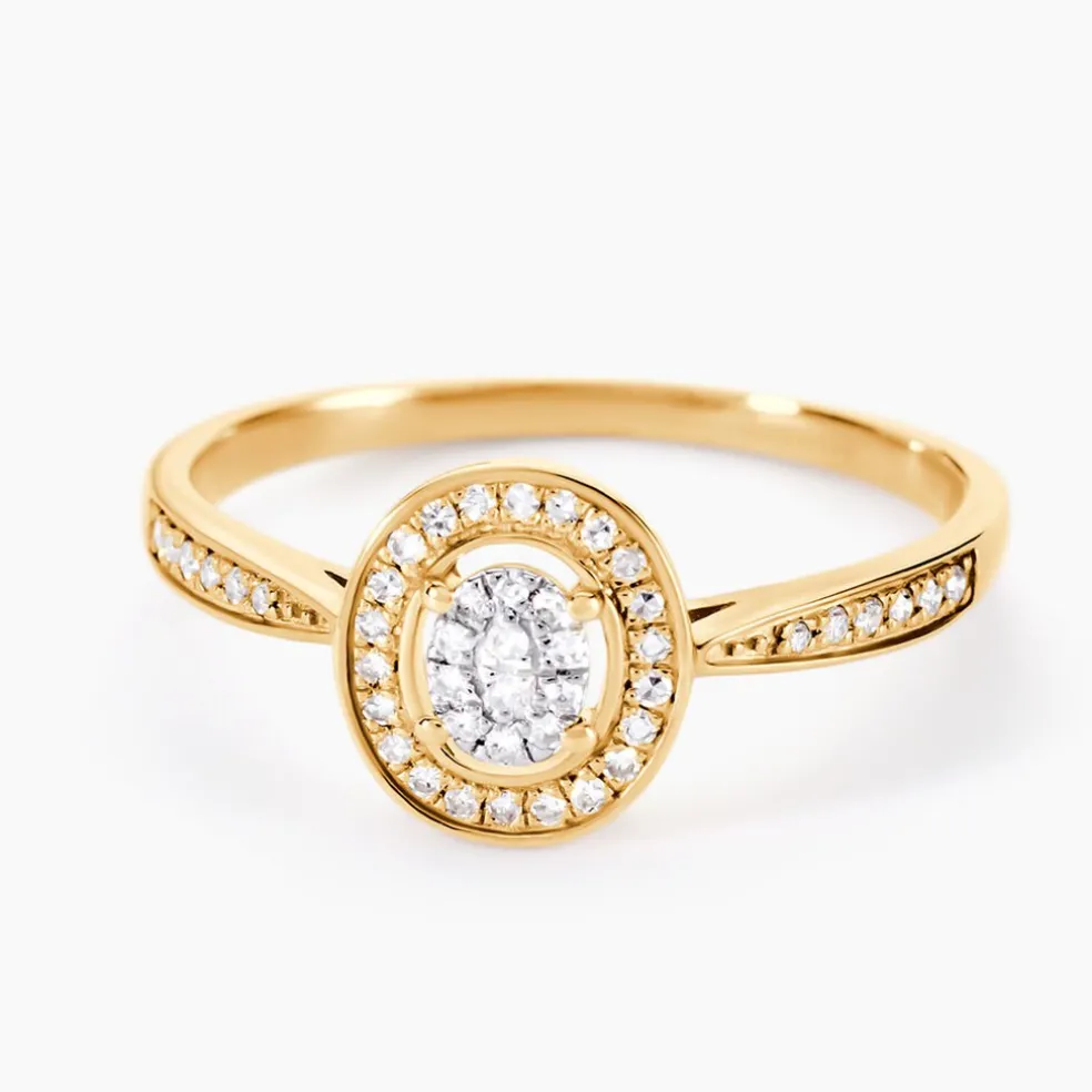 Bague Manora Or Jaune Diamant