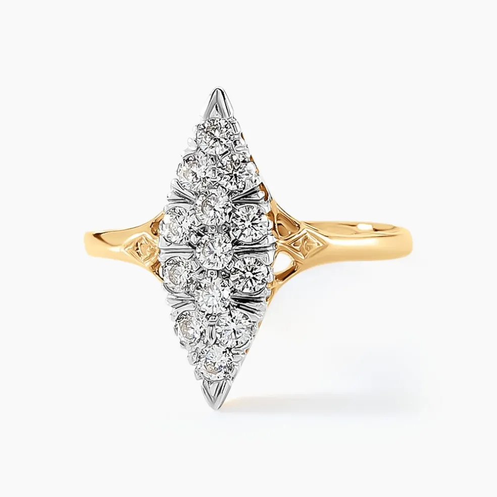 Bague Marchioness Or Jaune Oxyde De Zirconium