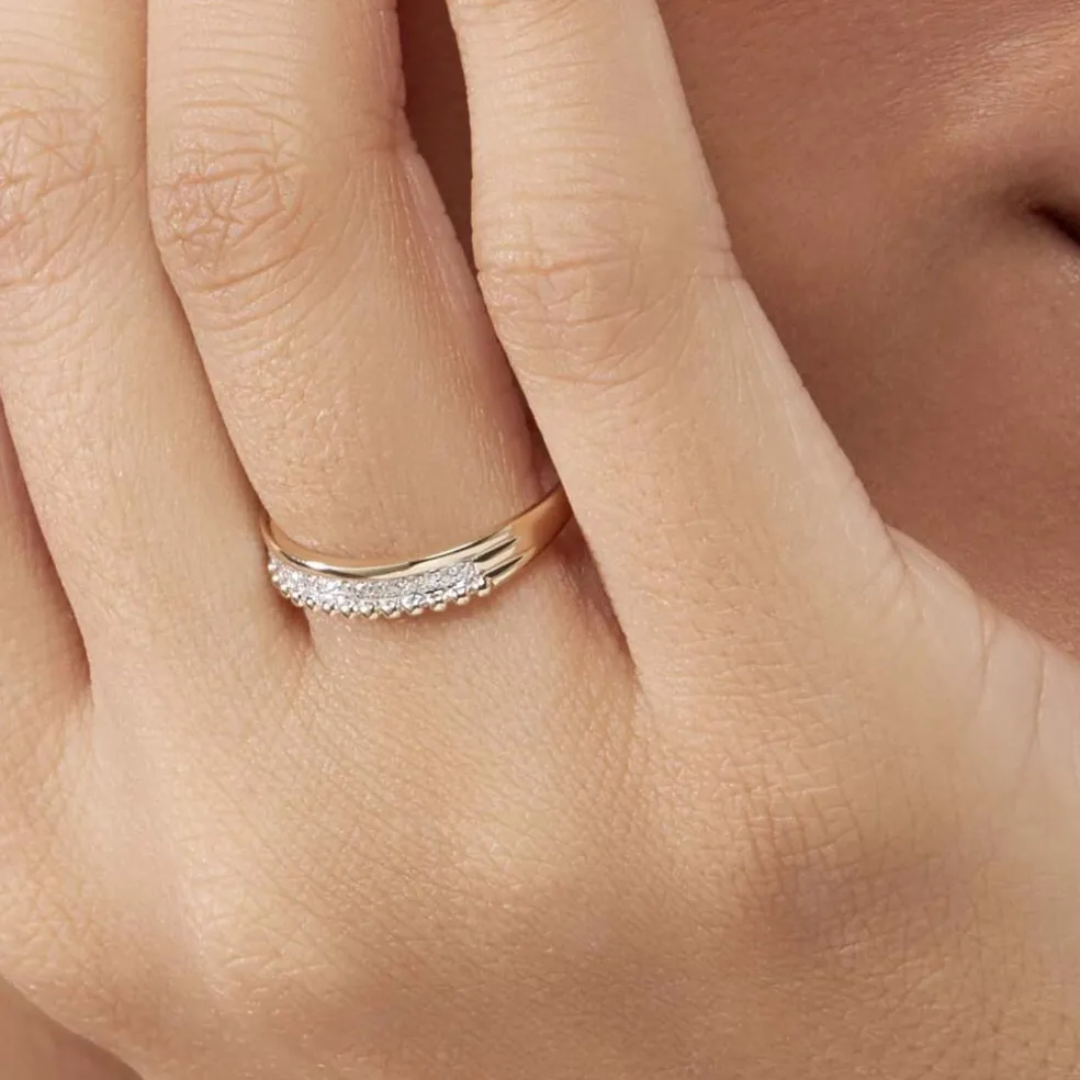 Bague Marcianne Or Jaune Diamant