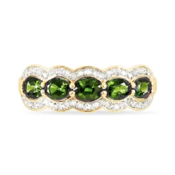 Bague Margaux Or Jaune Péridot Et Diamant