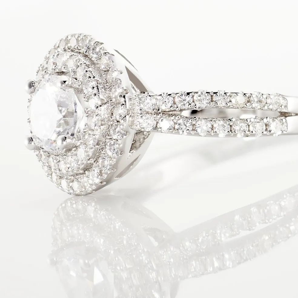 Bague Marie-felix Argent Blanc Oxyde De Zirconium