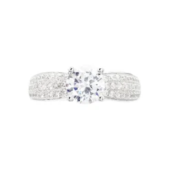 Bague Marilyn Argent Blanc Oxyde De Zirconium