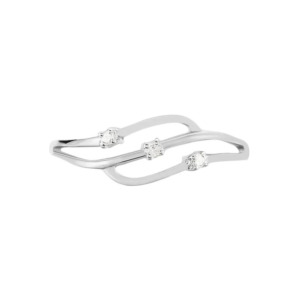 Bague Marnie Or Blanc Diamant