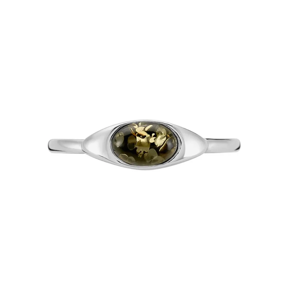 Bague Marquita Argent Blanc Ambre