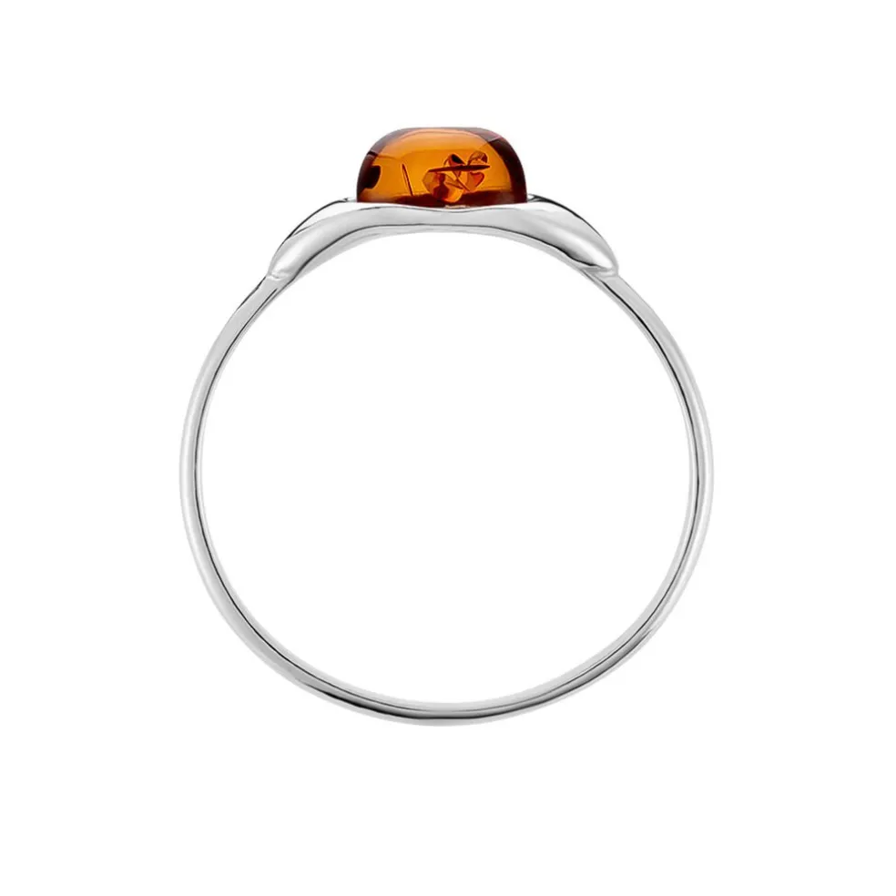 Bague Marquita Argent Blanc Ambre