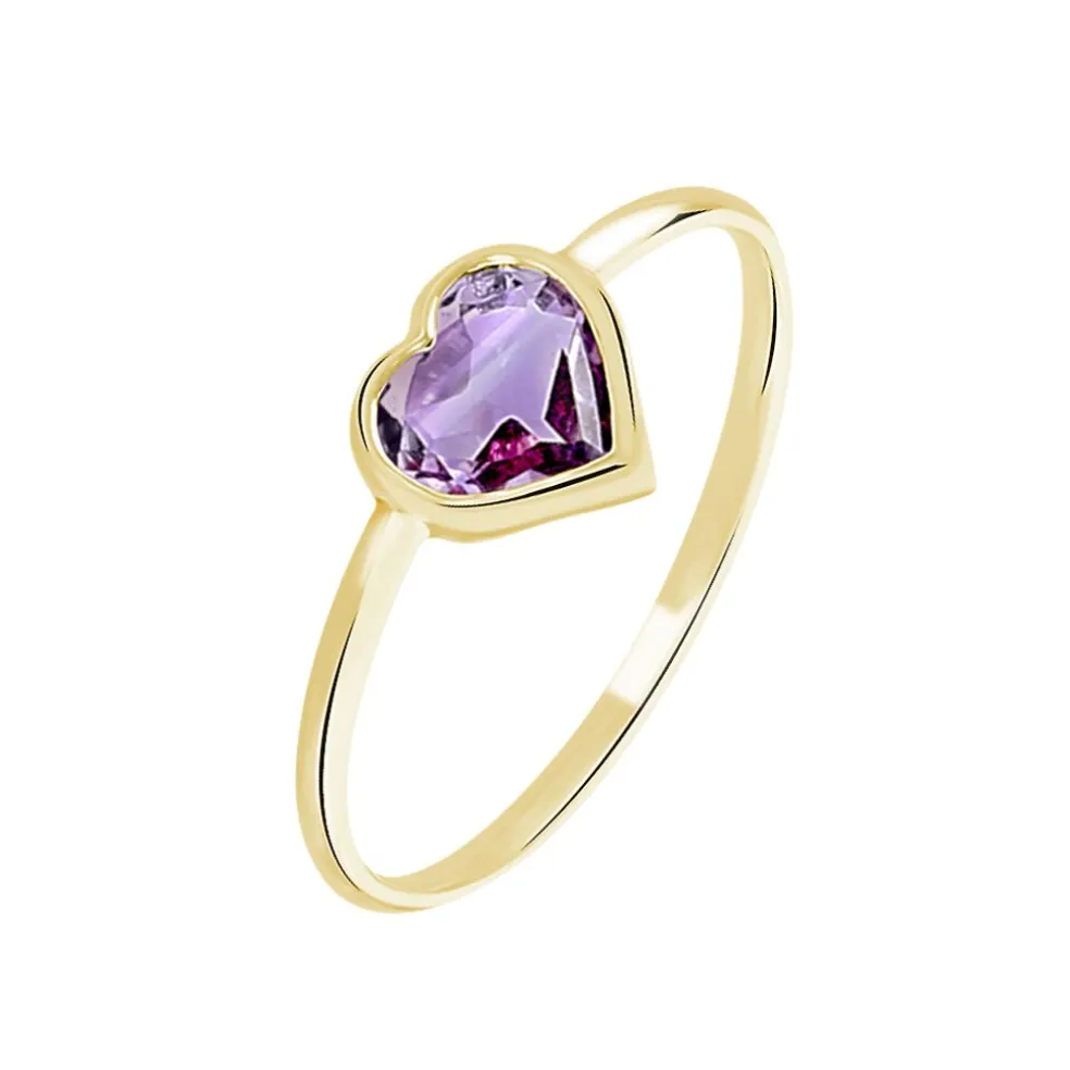 Bague Marsie Or Jaune Améthyste