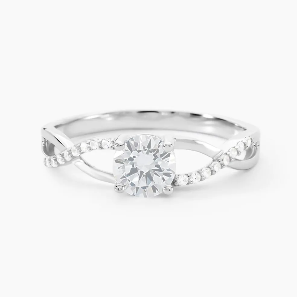Bague Maryna Argent Blanc Oxyde De Zirconium