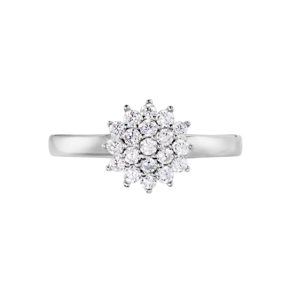 Bague Maximille Argent Blanc Oxyde De Zirconium