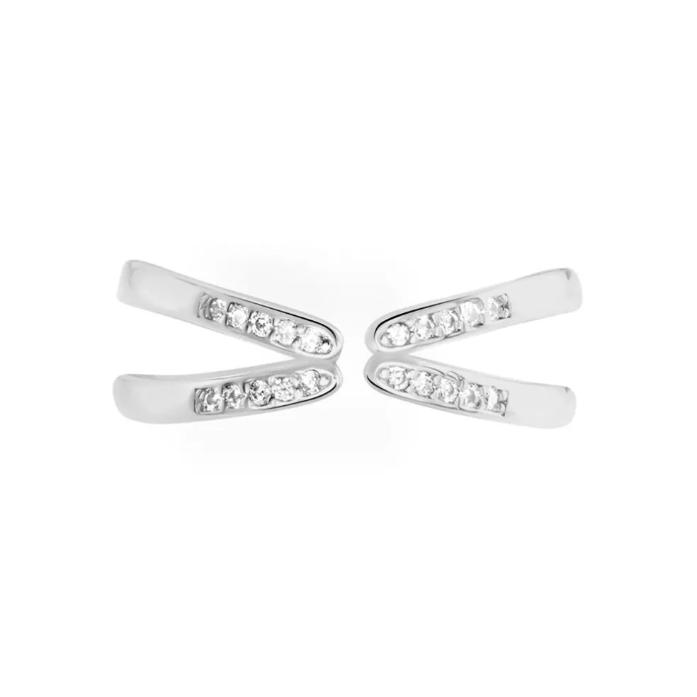 Bague Michee Argent Oxydes De Zirconium