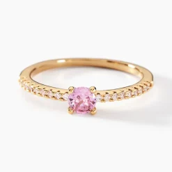 Bague Mireilla Plaqué Or Doré Oxyde De Zirconium