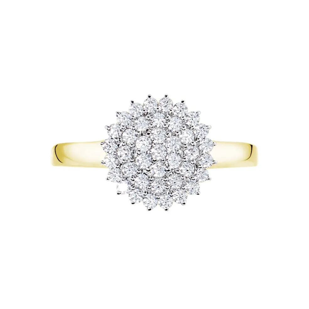 Bague Mireya Or Jaune Oxydes