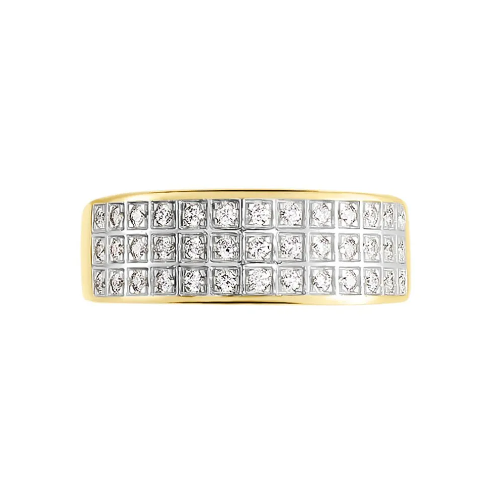 Bague Morjana Or Jaune Oxyde De Zirconium