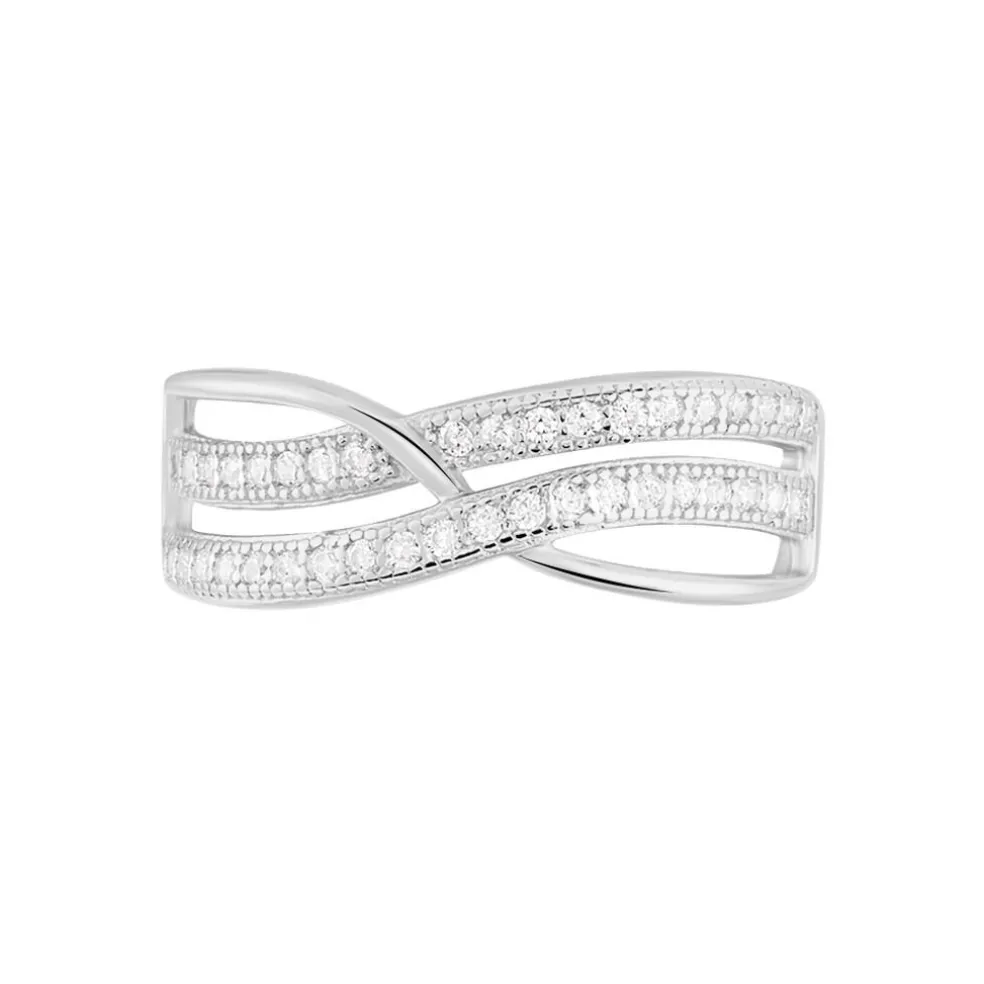 Bague Nauri Argent Blanc Oxyde De Zirconium