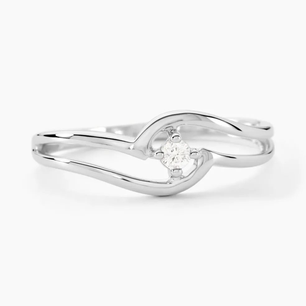Bague Onenn Or Blanc Diamant