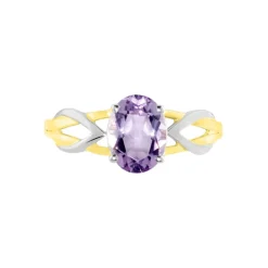 Bague Or Bicolore Bonnie Améthyste
