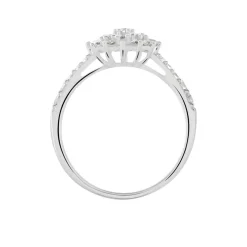 Bague Or Blanc  Chouchana Diamant Synthetique