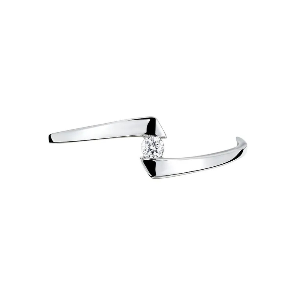 Bague Or Blanc Diamant