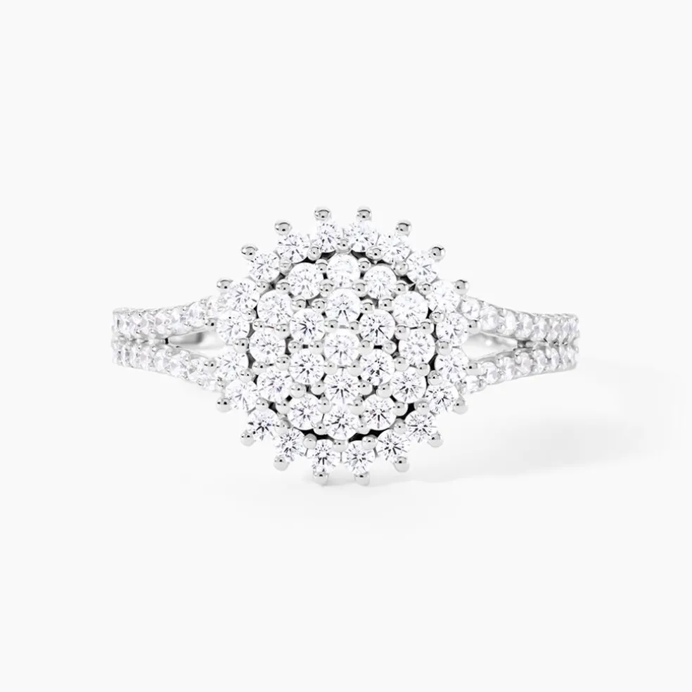 Bague Or Blanc Mirel Oxyde