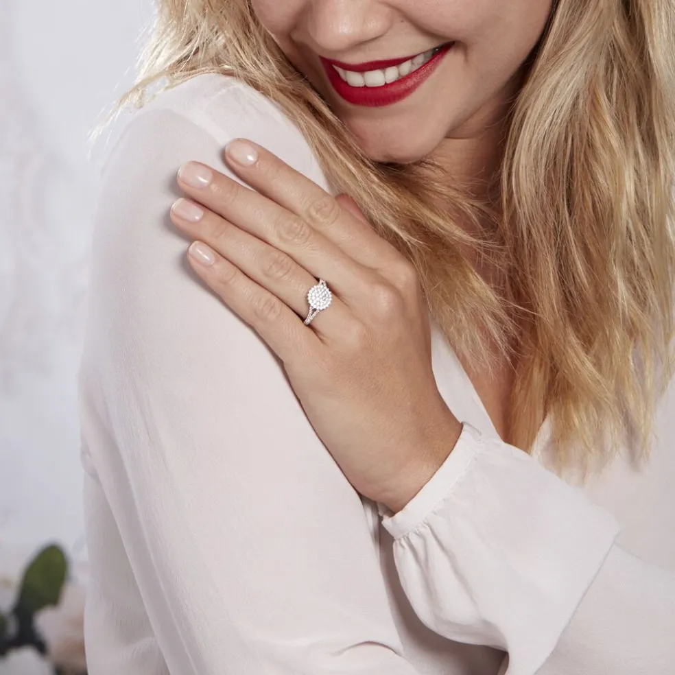 Bague Or Blanc Mirel Oxyde