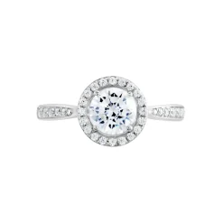 Bague Or Blanc Pelagius Oxyde De Zirconium