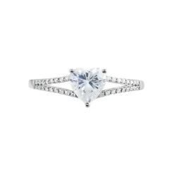 Bague Or Blanc Zandra Oxyde De Zirconium