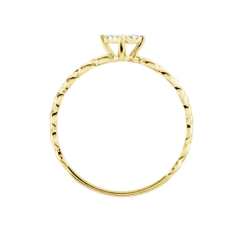 Bague Or Jaune Adlai Diamants