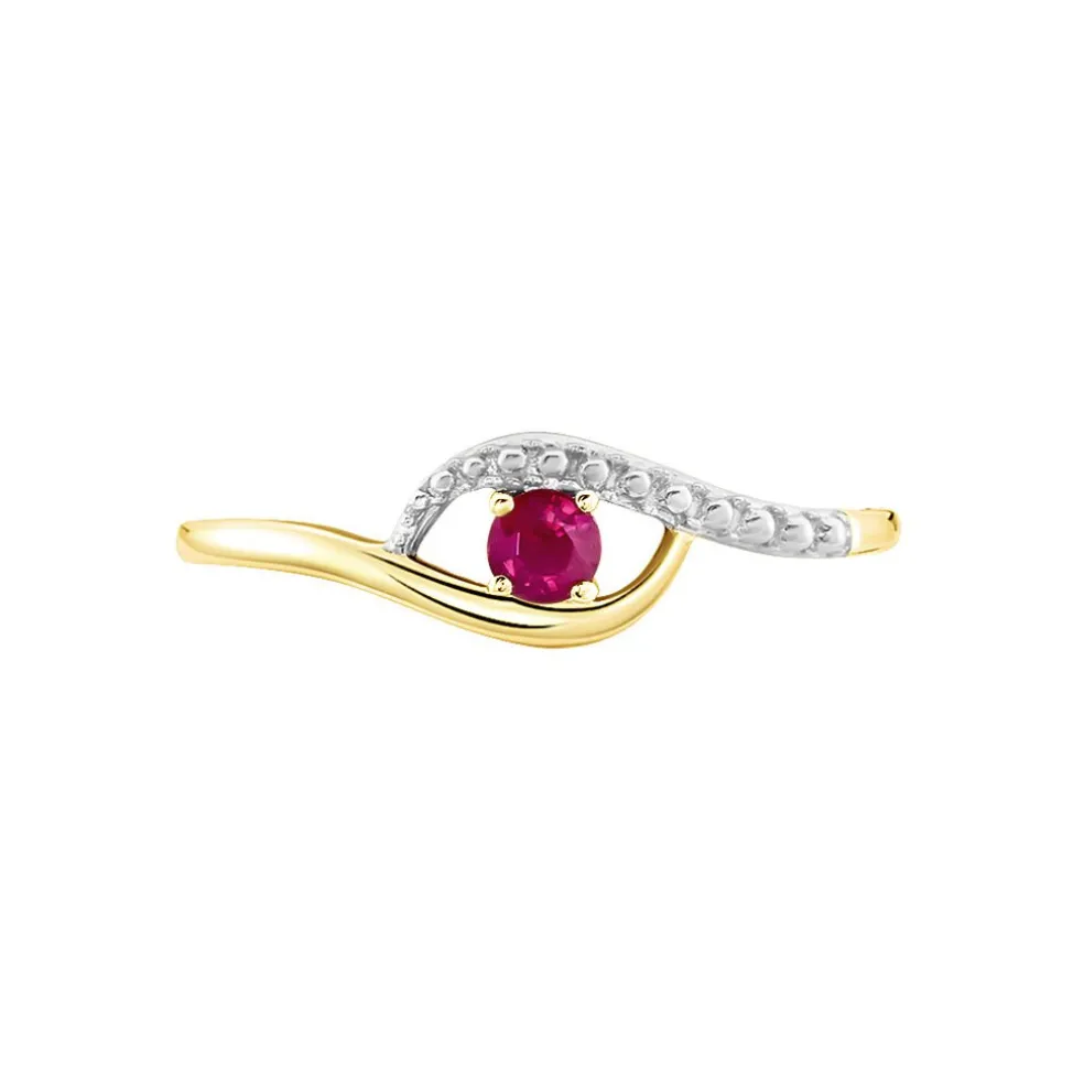 Bague Or Jaune Karmele Rubis