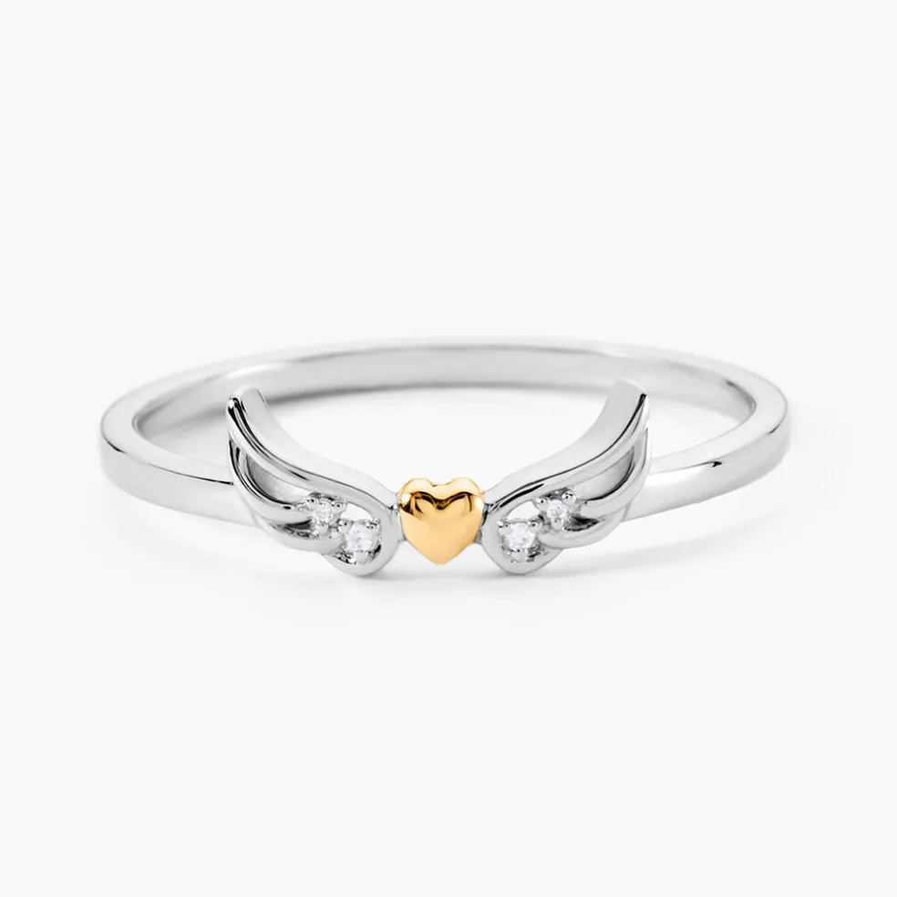 Bague Or Jaune Oxyde De Zirconium