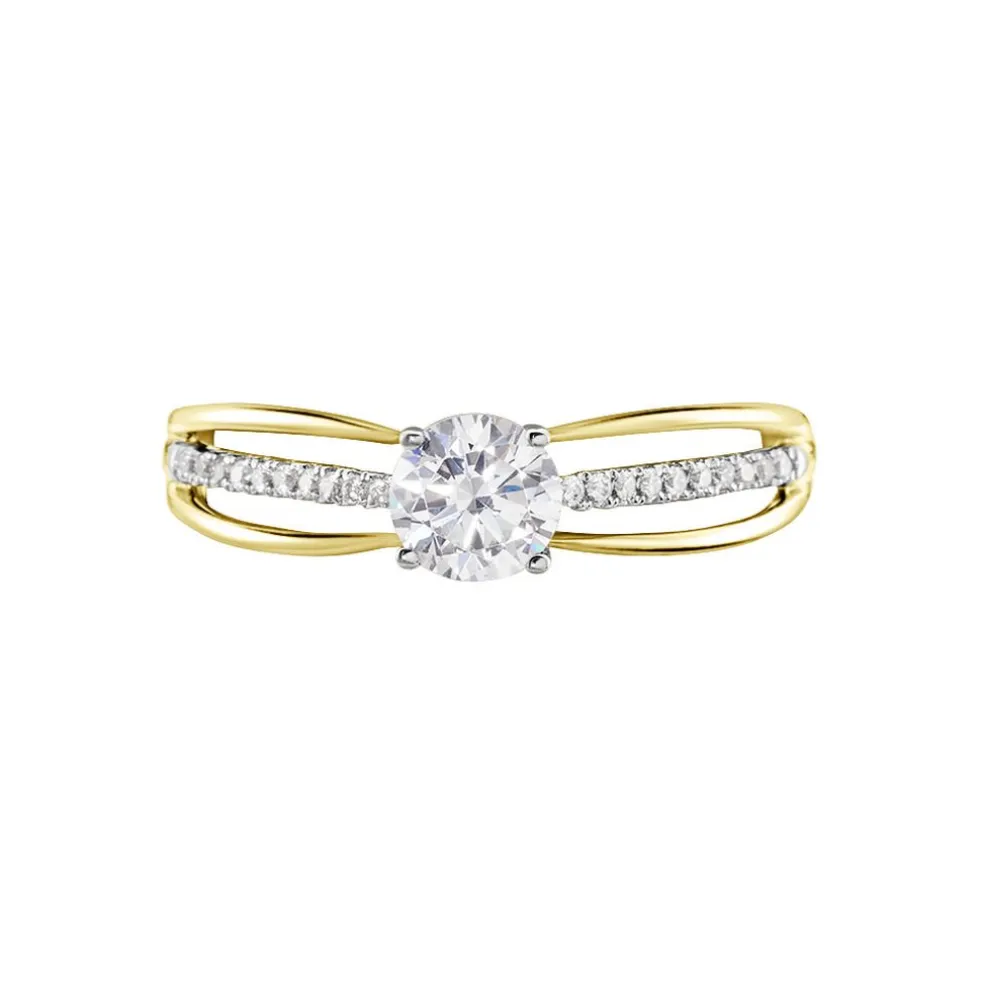 Bague Or Jaune Rodrigo Oxyde De Zirconium