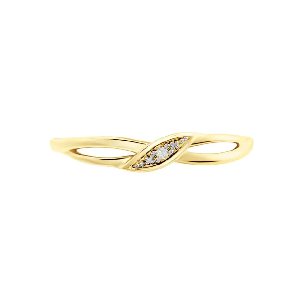Bague Or Jaune Unora Diamants