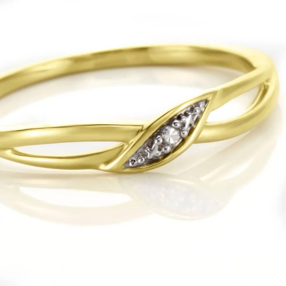 Bague Or Jaune Unora Diamants