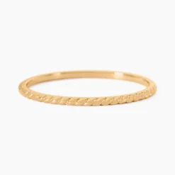 Bague Orria Plaque Or Jaune