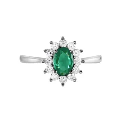 Bague Perez Argent Blanc Oxyde De Zirconium