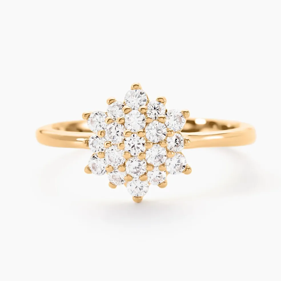 Bague Plaqué Or Sadoth Oxyde De Zirconium