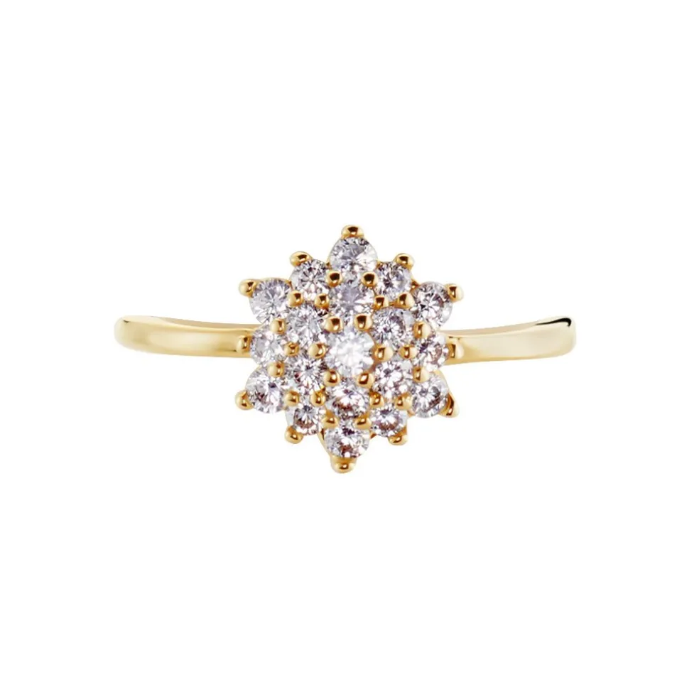 Bague Plaqué Or Sadoth Oxyde De Zirconium