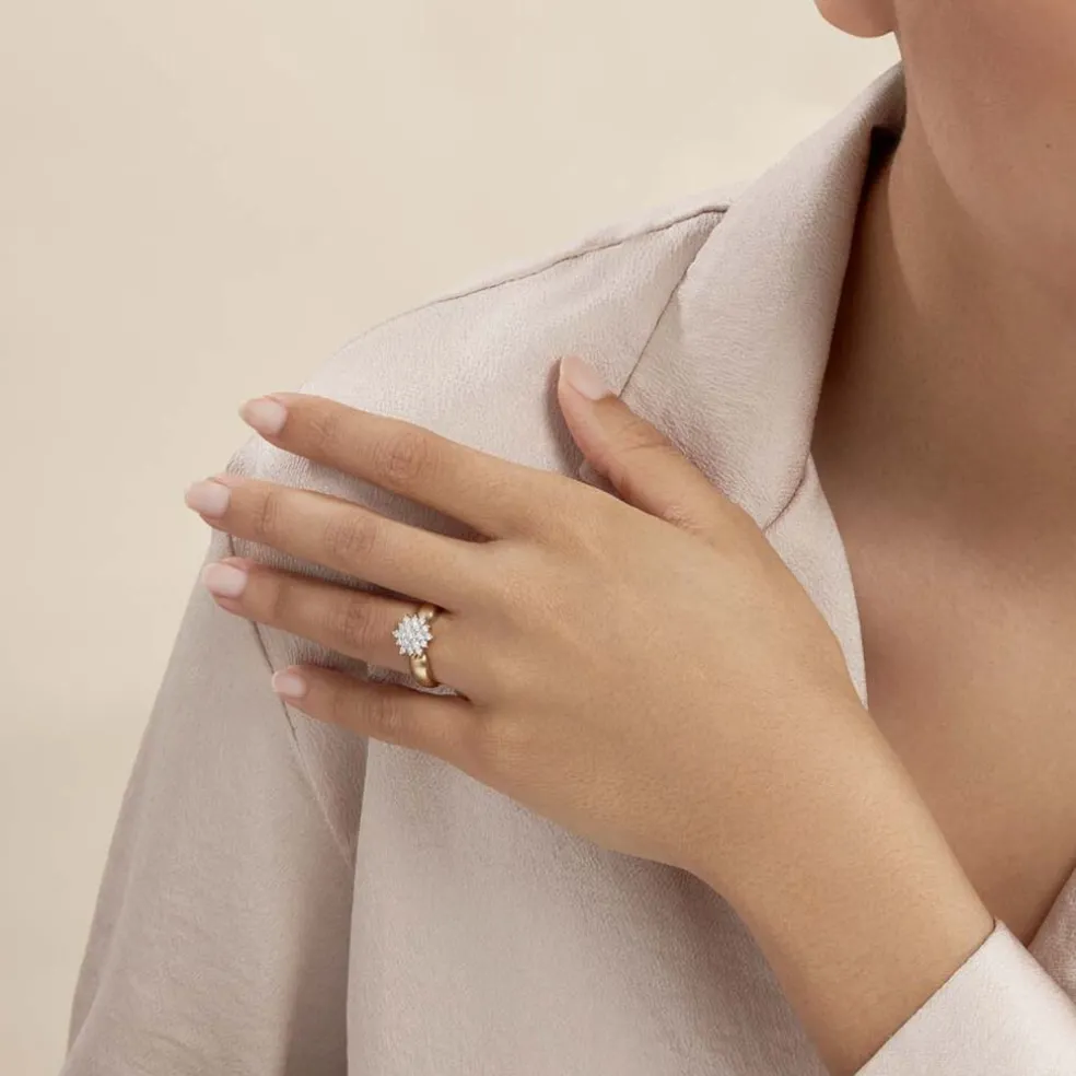Bague Rasha Or Jaune Diamant