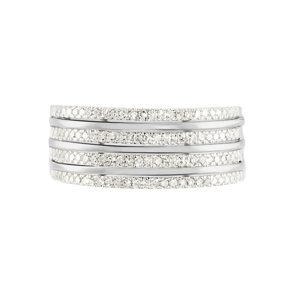 Bague Rayanna Or Blanc Diamant