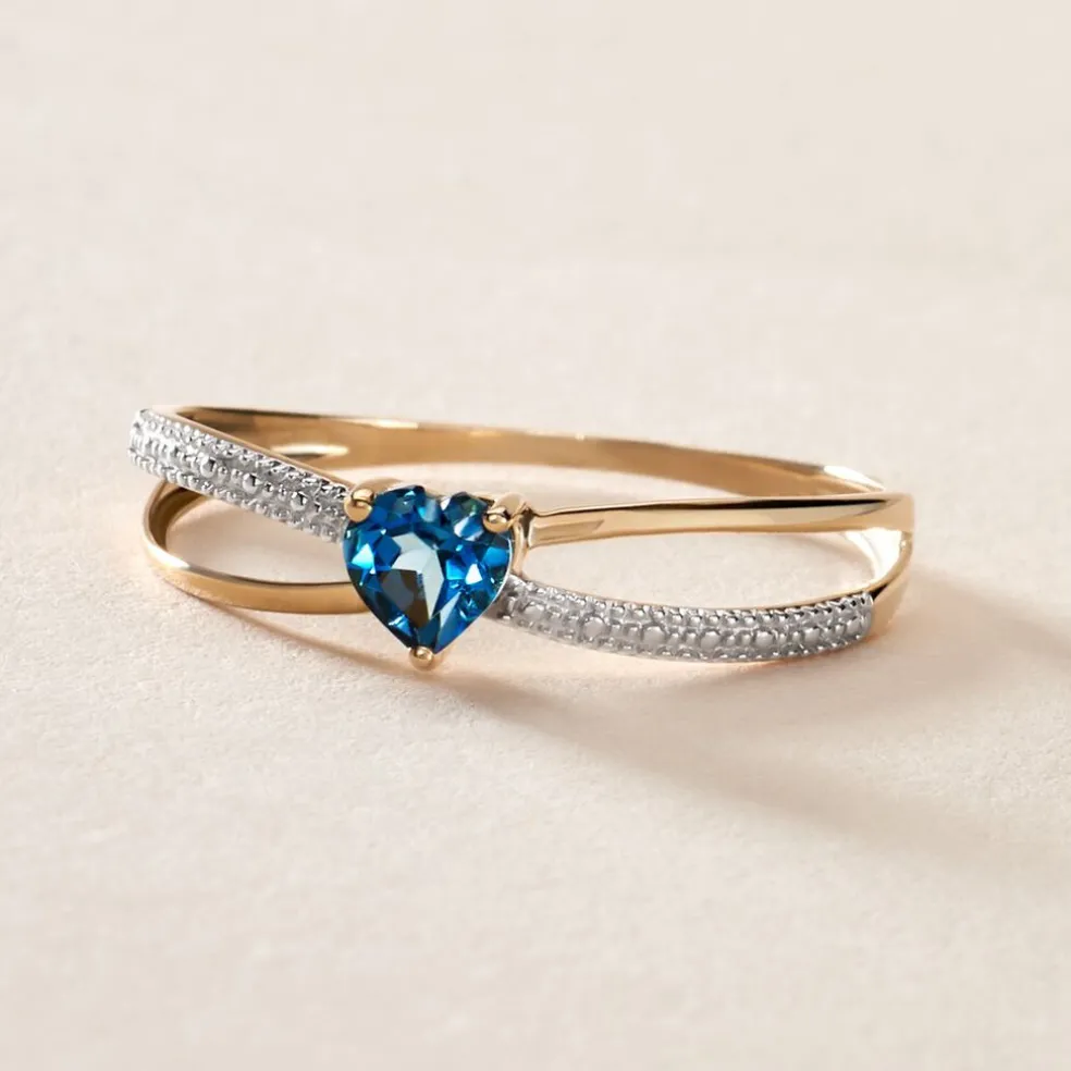 Bague Rory Or Jaune Topaze