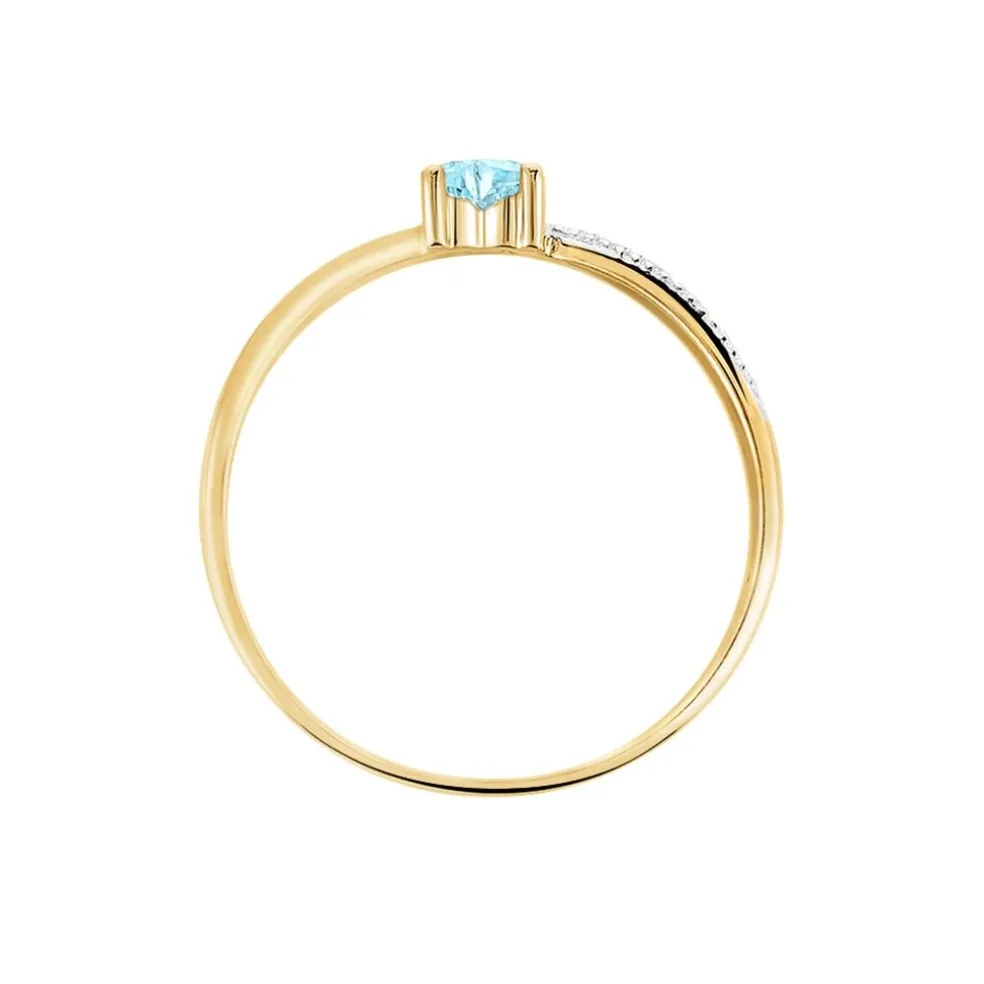 Bague Rory Or Jaune Topaze