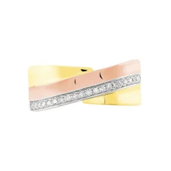 Bague Rosabella Or Tricolore Diamant