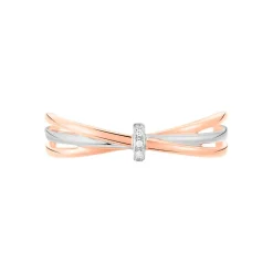 Bague Ruthe Or Bicolore Diamant