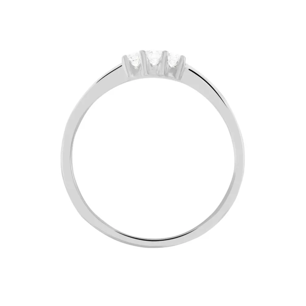 Bague Sabine Or Blanc Diamant