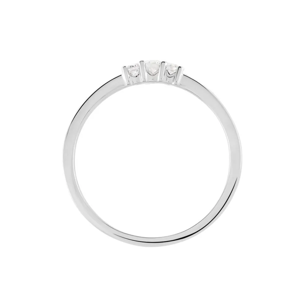 Bague Sabine Or Blanc Diamant