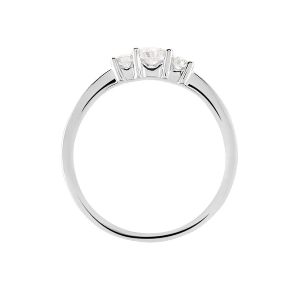 Bague Sabine Or Blanc Diamant