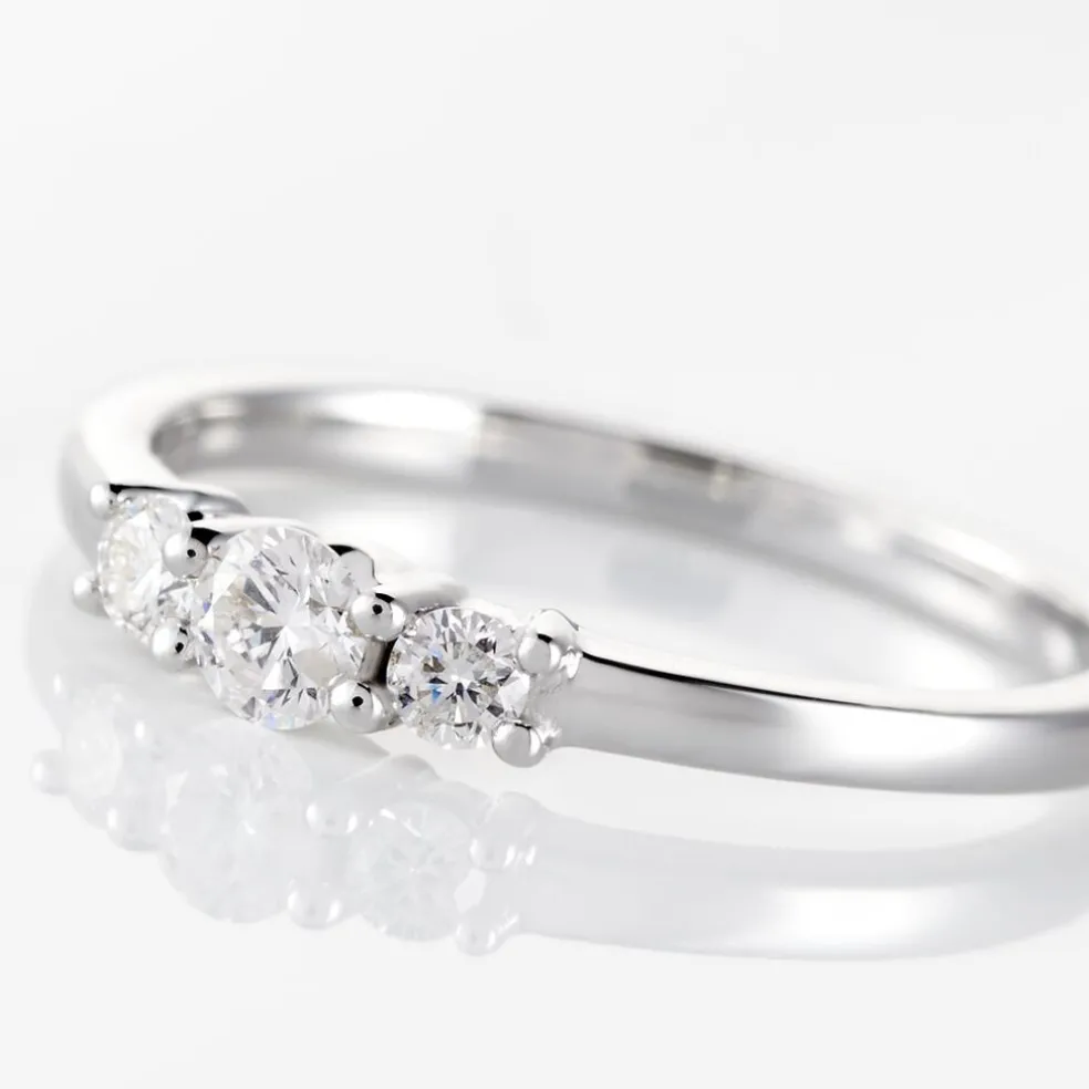 Bague Sabine Or Blanc Diamant