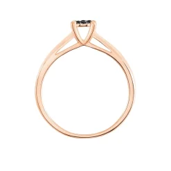 Bague Solitaire Collection Grace Or Rose Diamant