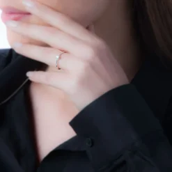 Bague Solitaire Fiona Or Blanc Péridot