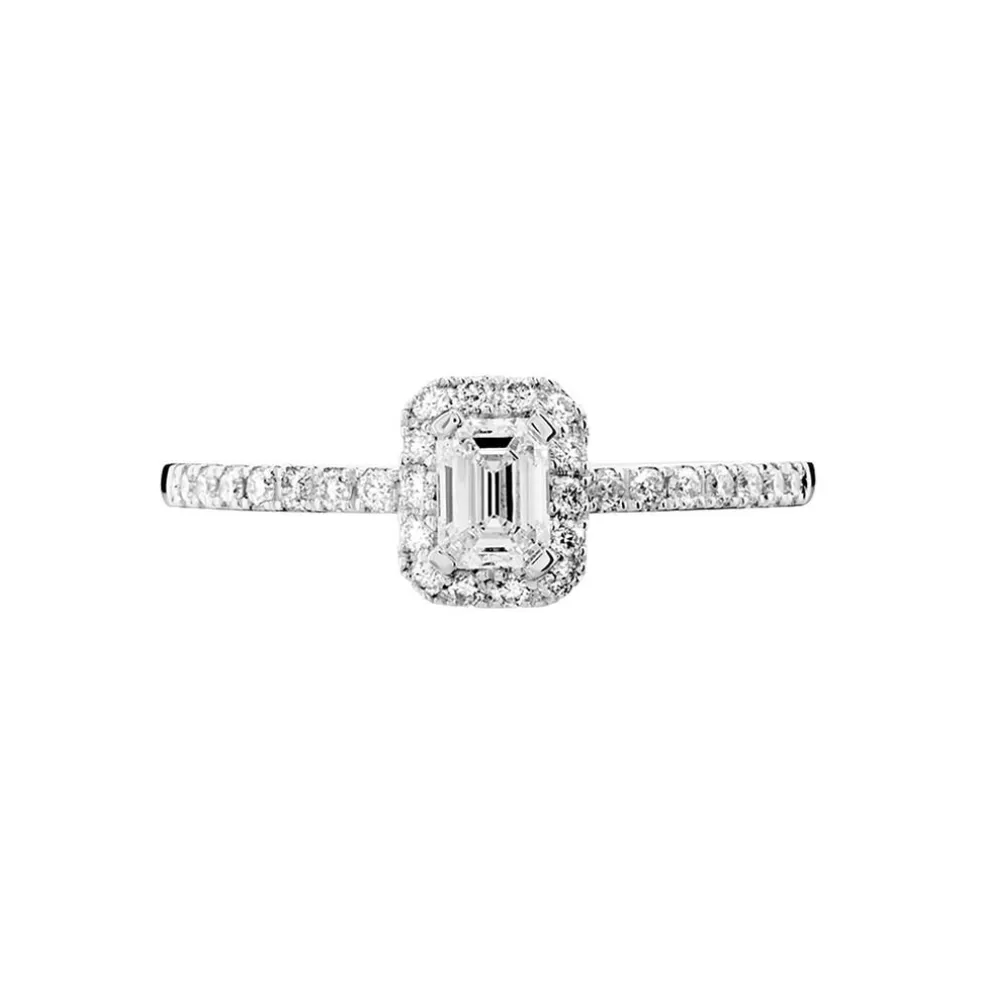 Bague Solitaire Meylia Or Blanc Diamant